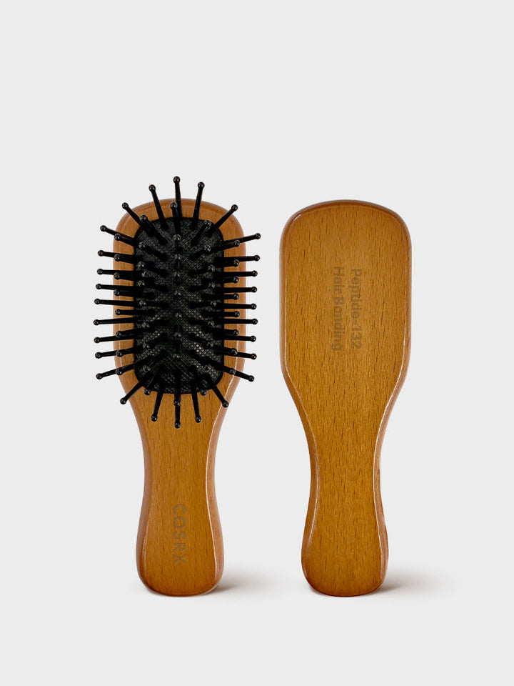 Mini Hair Bonding Wooden Brush X7