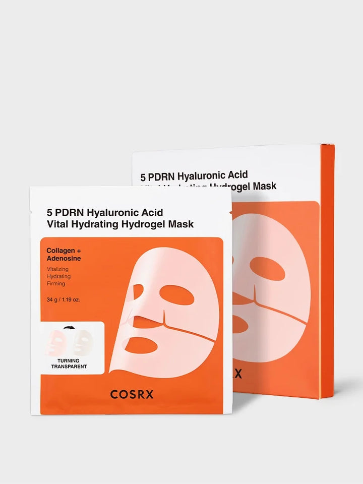 COSRX 5 PDRN Hyaluronic Acid Vital Hydrating Hydrogel Mask T5